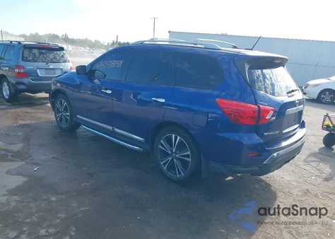2018 Nissan Pathfinder Platinum from USA, damaged, VIN 5N1DR2MM3JC616237